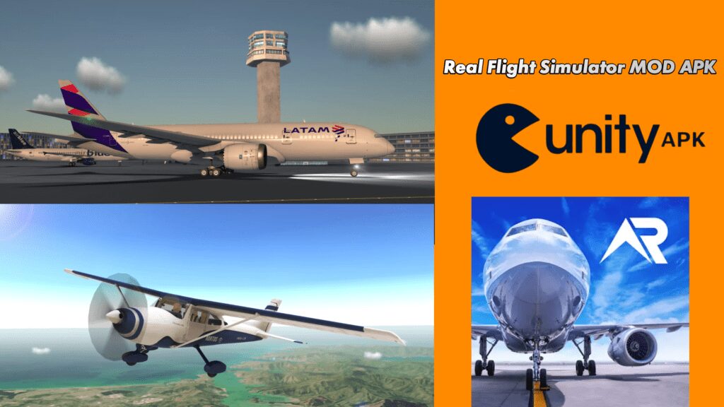 Real Flight Simulator MOD APK! This game is a realistic flight simulator that allows you to experience the thrill and excitement of flying a variety of aircraft in a realistic 3D environment. 