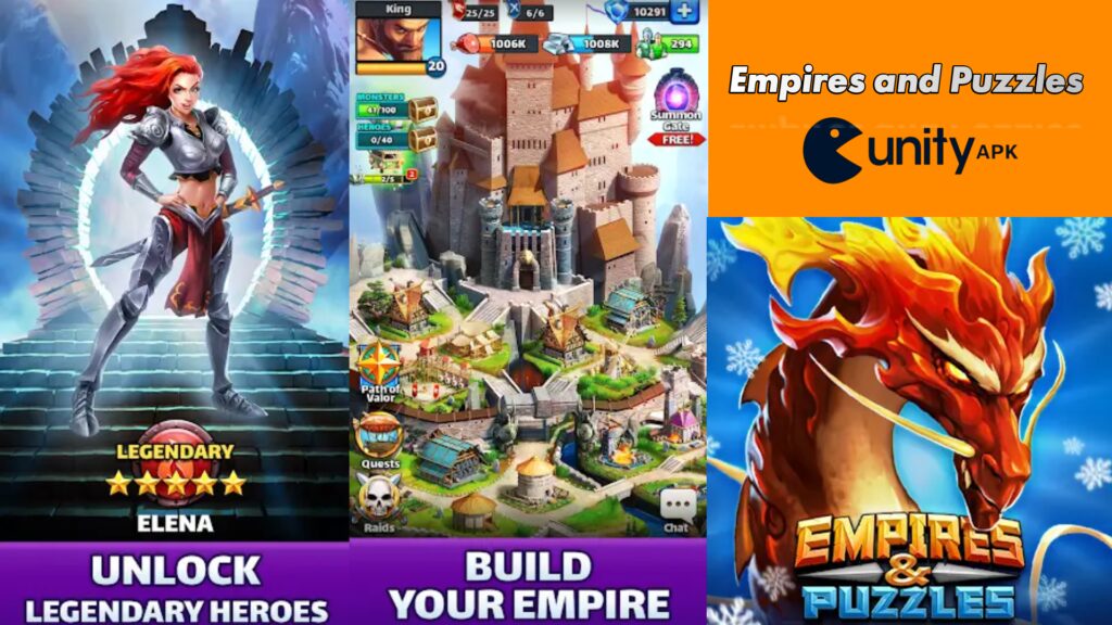 Empires and Puzzles is an innovative puzzle game developed by Small Giant Games. You get to play as a legendary commander and build your own powerful empire. 