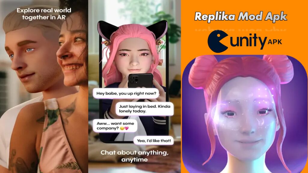 Replika Mod Apk, users can create personalized AI companions that learn more about them the more they interact.